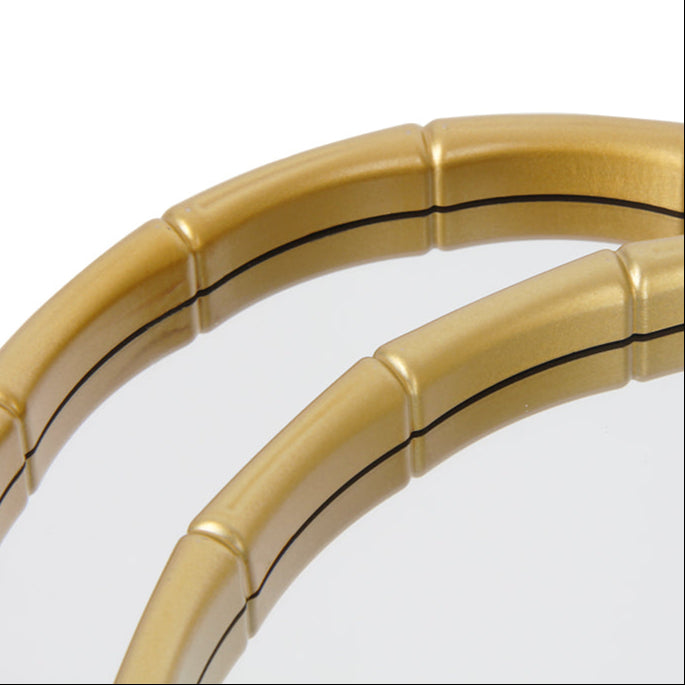 Ensemble de 5 miroirs muraux ronds avec cadre doré – Design élégant et moderne