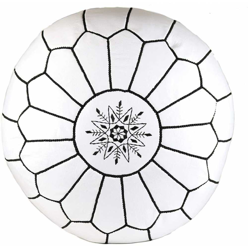 Pouf Kech Blanche